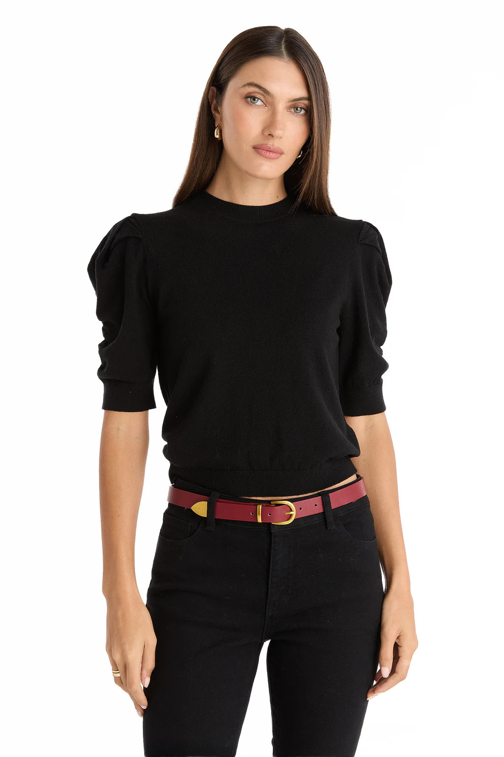 Sylvie Knit Top - Black | The Noli Shop