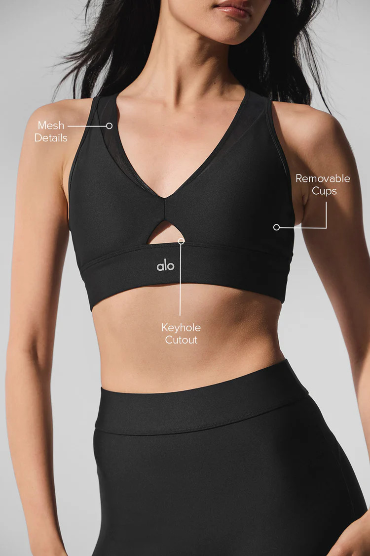 Airlift Mesh Just Right Bra | Alo Yoga (US)