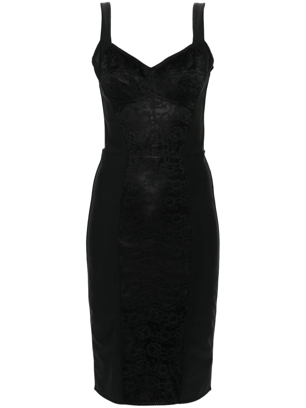 floral-lace detail dress | Farfetch Global