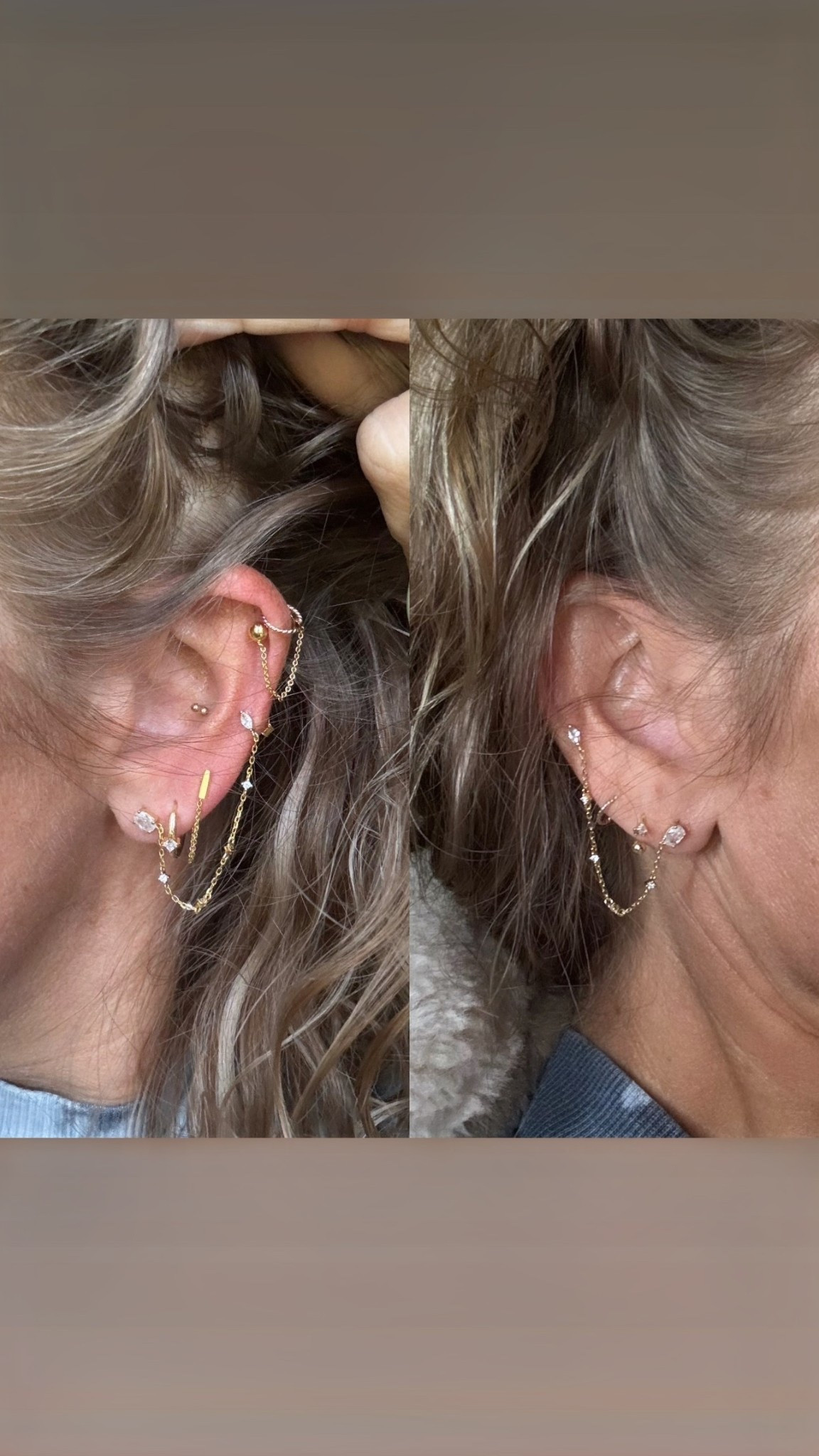 My current earring stack. Next time I’ll get a better photo 🫠 

Code: LOLAMARIE for Miranda Frye 