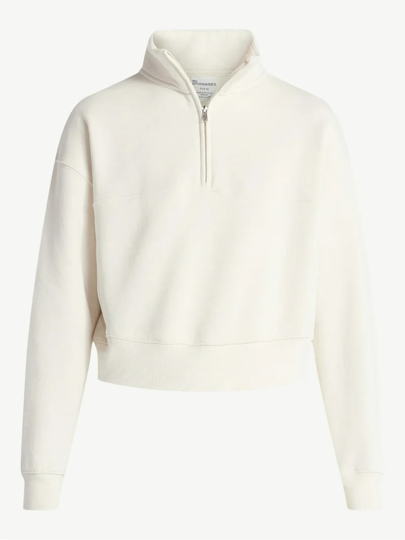 No Boundaries Fleece Half Zip Pullover, Women's | Walmart (US)