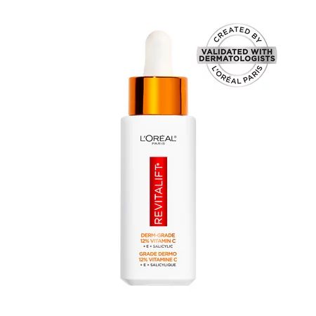 L Oreal Paris Revitalift 12% Pure Vitamin C E Salicylic Acid Serum Facial Treatments 1.01 fl oz | Walmart (US)