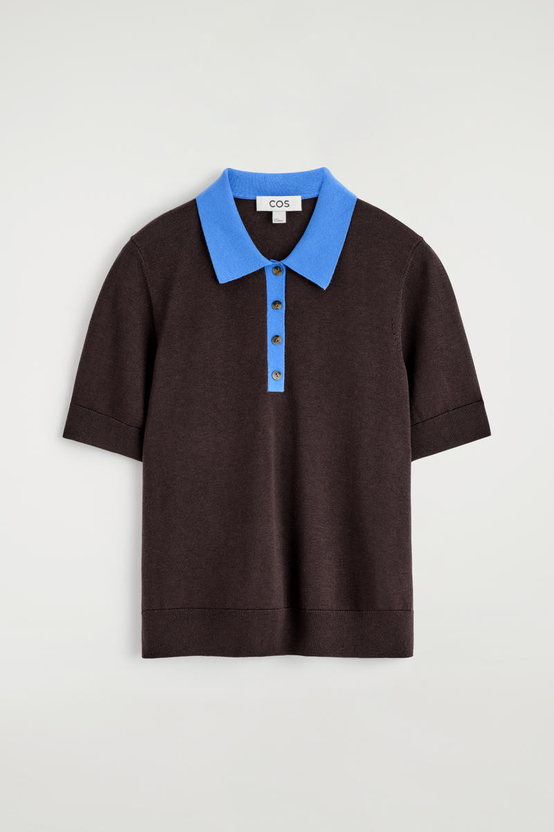 Shrunken Wool-Blend Polo Shirt | COS (US)