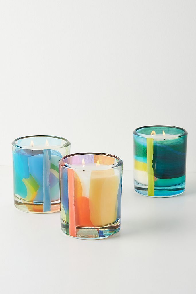 Claire Desjardins Kaleidoscope Glass Candle | Anthropologie (US)