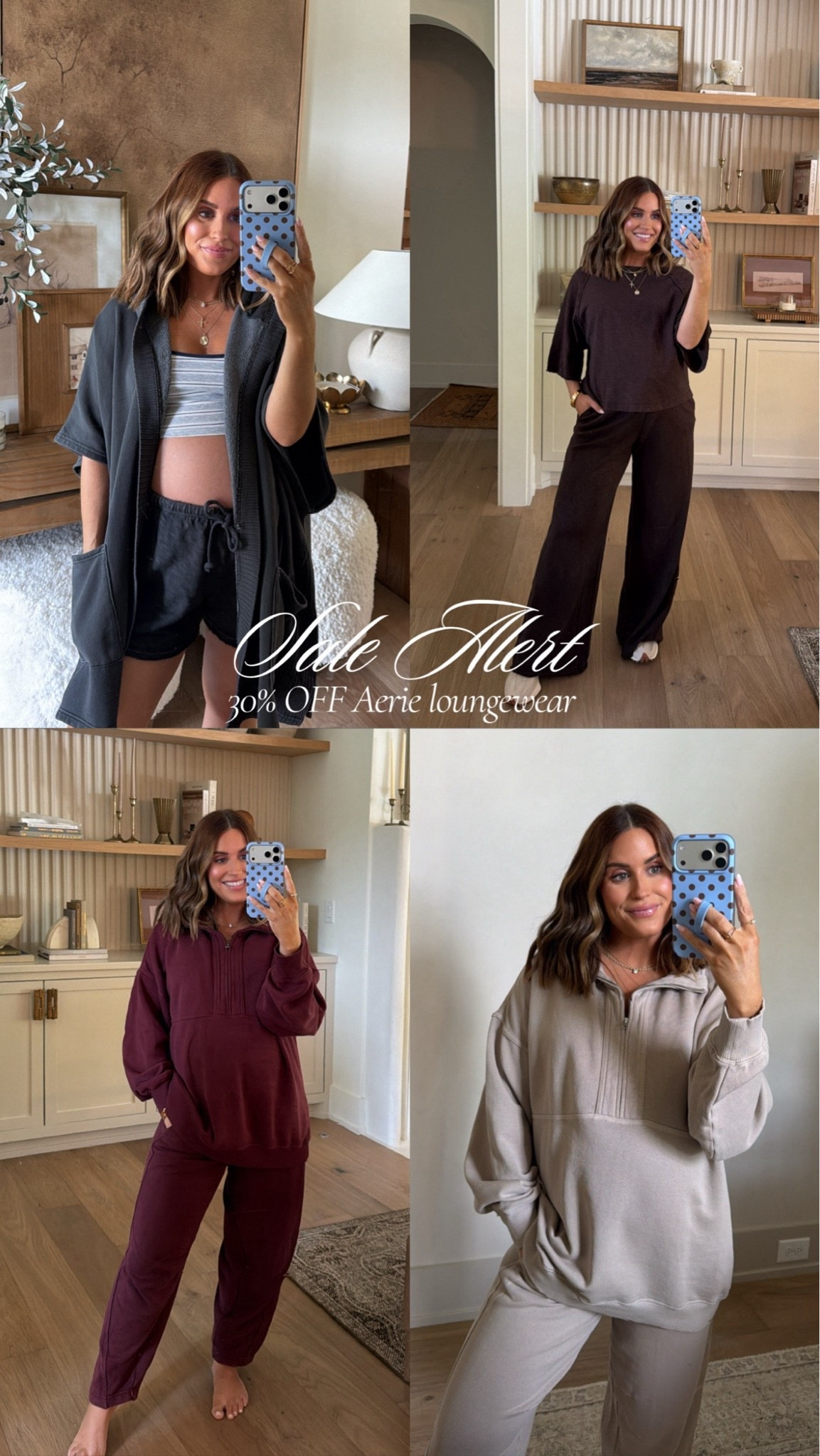 30% OFF Aerie pullovers + sweatpants! Recently ordered several sets and comfy staples to have for postpartum days. But also all great for comfy travel outfits, school pickup, lounging this fall/winter, etc!

#LTKBump #LTKSaleAlert #LTKActive