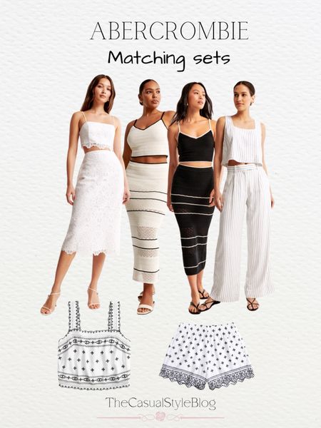 Matching sets for the summer from Abercrombie 



#LTKFestival #LTKOver40 #LTKStyleTip
