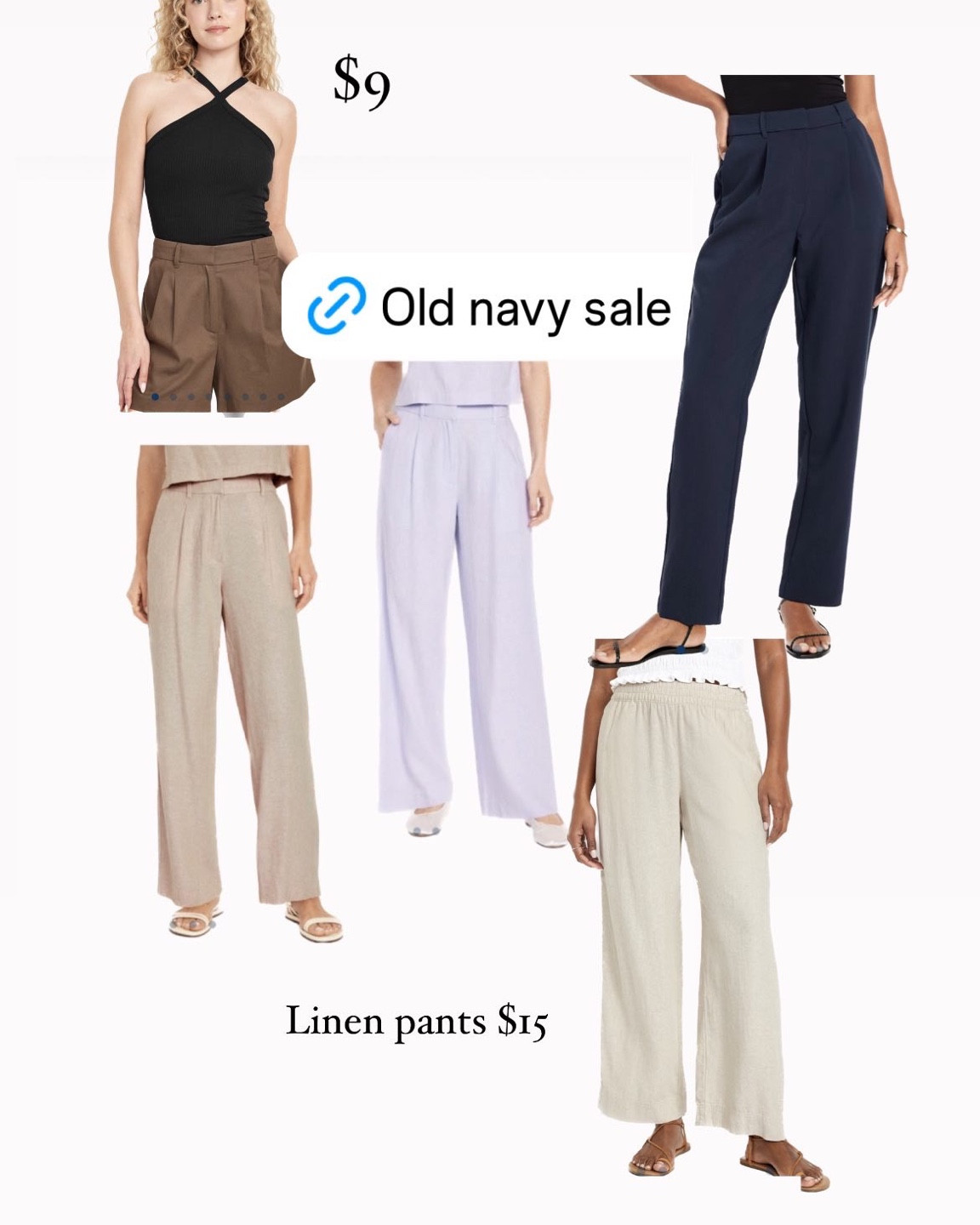 Old navy sale finds like ribbed tanks and linen pants under $20 perfect for work and weekend outfits

#LTKSaleAlert #LTKWorkwear #LTKFindsUnder50