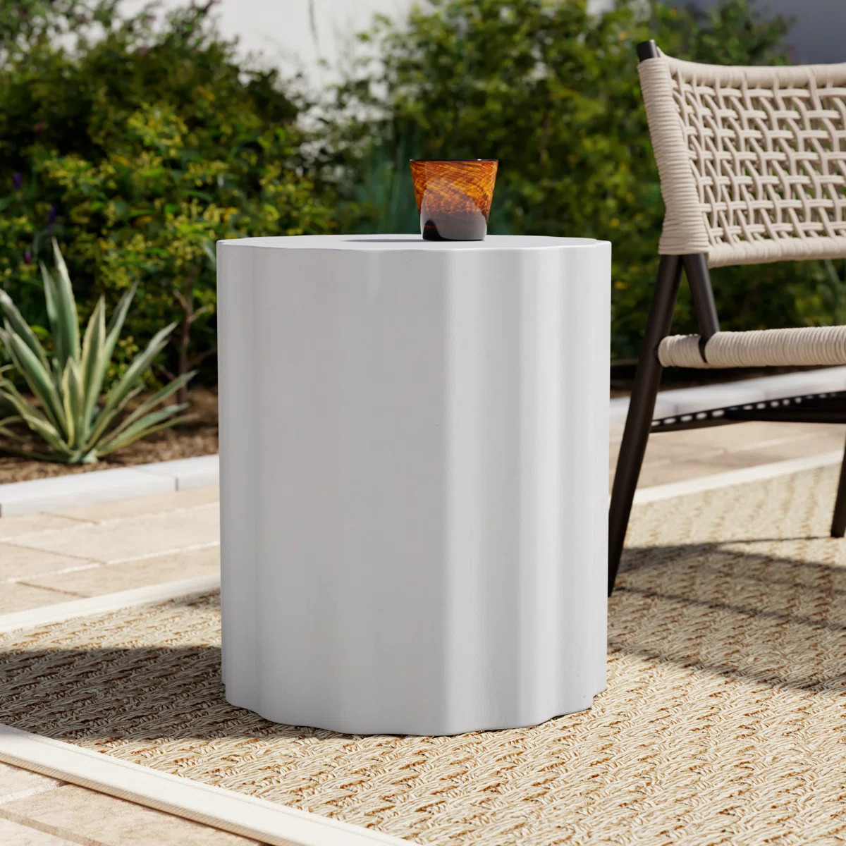 Coda 15.5'' Concrete Outdoor Side Table | Joss & Main
