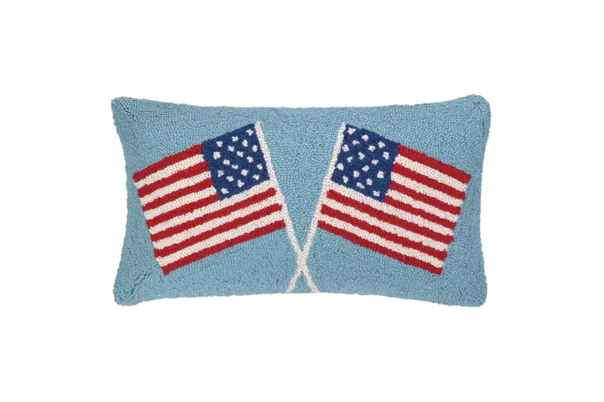 Double Flags Pillow | Lucy's Market