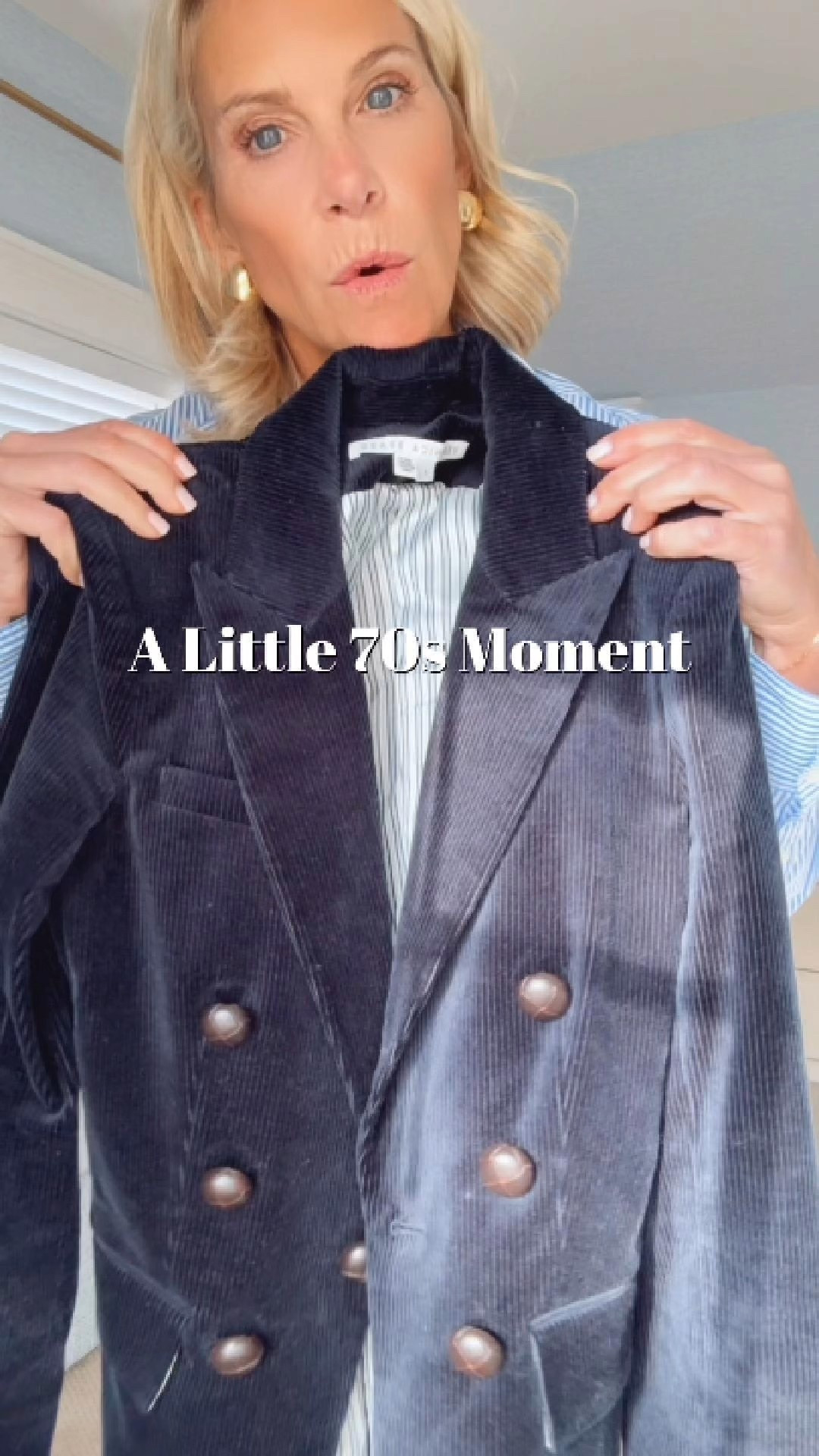 My Fall go-to blazer is.....corduroy...yes, corduroy. I love how it looks with jeans and a turtleneck (very Mr. Kotter IYKUK) or black pants a button down. It's a classic that will be "in style" forever. 

corduroy blazer outfit, fall blazer outfit, navy corduroy blazer, how to style corduroy blazer, fall fashion over 40, classic fall outfits,  fall layering ideas, wardrobe essentials women, everyday fall fashion, casual chic outfits, fall outfit ideas women

#LTKStyleTip #LTKSeasonal #LTKOver40