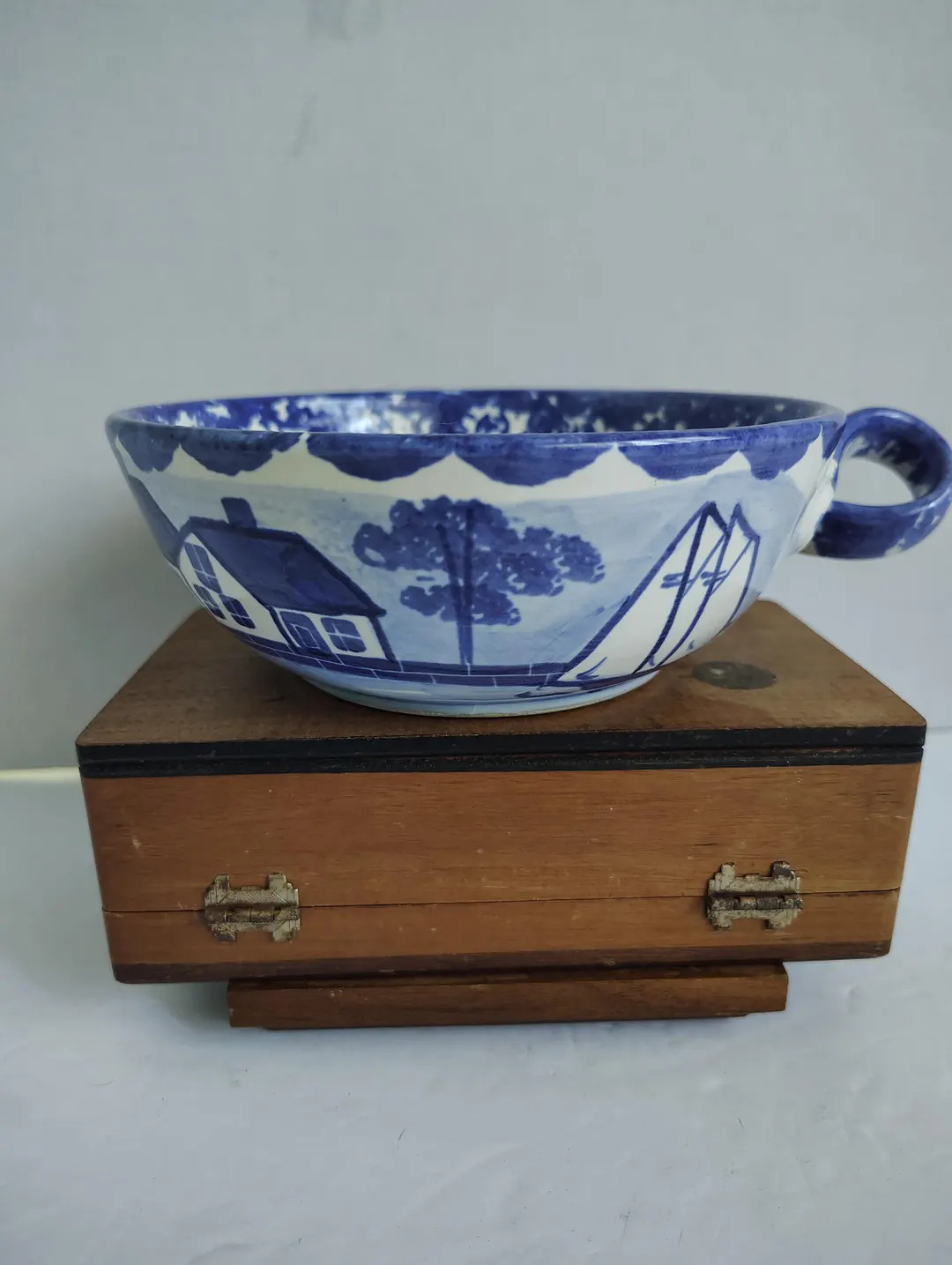 Shard Pottery Coastal Village Bowl/Cup with Twisted Handle - Made in Maine | Etsy (US)