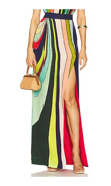 Muma World Atlas Maxi Skirt in Calmar from Revolve.com | Revolve Clothing (Global)