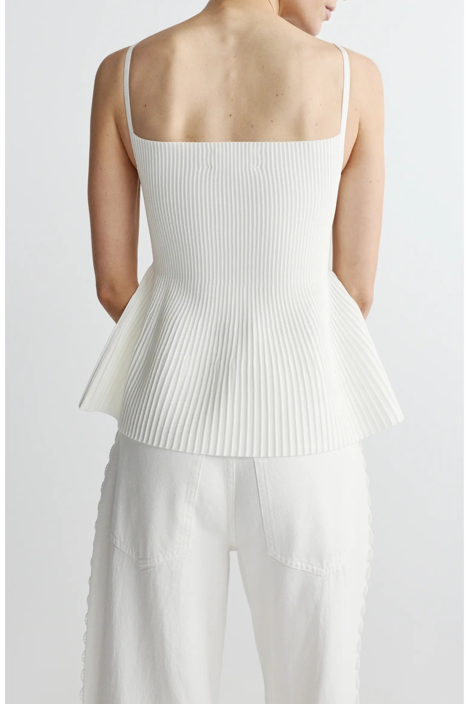 Rib Peplum Tank (Women) | Nordstrom | Nordstrom