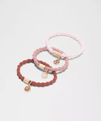 Charm Hair Ties   3 Pack | lululemon (AU)