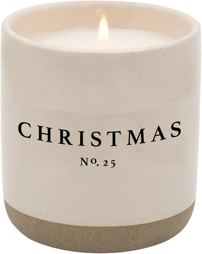 Amazon.com: Sweet Water Decor Christmas Soy Candle | Apple Cider, Cinnamon, Fresh Cut Christmas T... | Amazon (US)