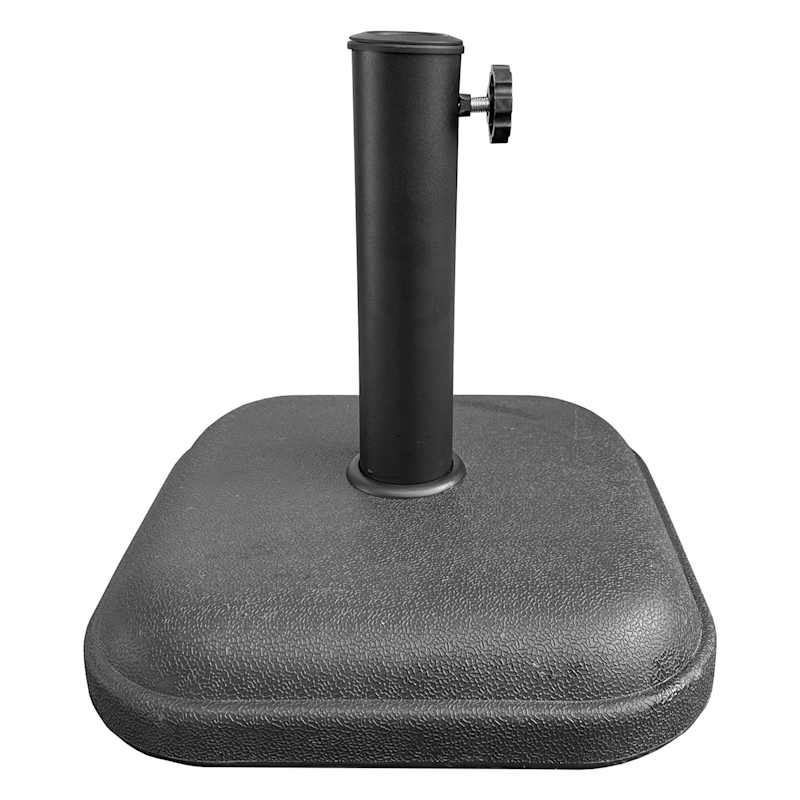 Black Umbrella Base with Cement Inside, 24lbs | At Home
