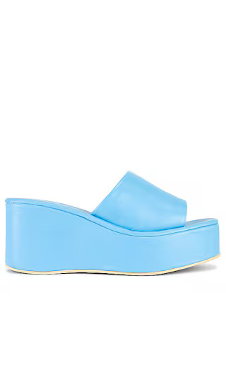 St. Sana Bristol Platform Sandal in Sky Blue | Revolve Clothing (Global)