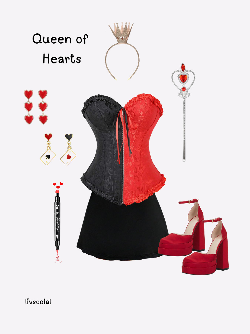 Queen of Hearts Halloween Cosutme 

#costumes #halloweencostumes 
 

 #LTKSeasonal #LTKFindsUnder50 #LTKautumn
