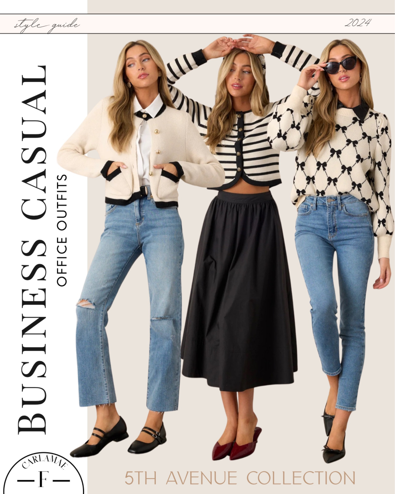 Business casual outfits new release!! Old money cardigan, old money sweater, office outfit, office style, office wear, teacher outfit, old money style, office shoes, sweater, bow sweater, black and white top 

#LTKStyleTip #LTKWorkwear #LTKShoeCrush