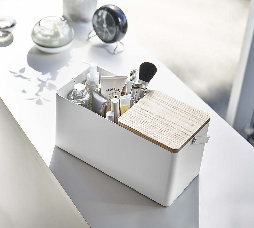 Yamazaki Makeup Organizer With Mirror | Pottery Barn (US)