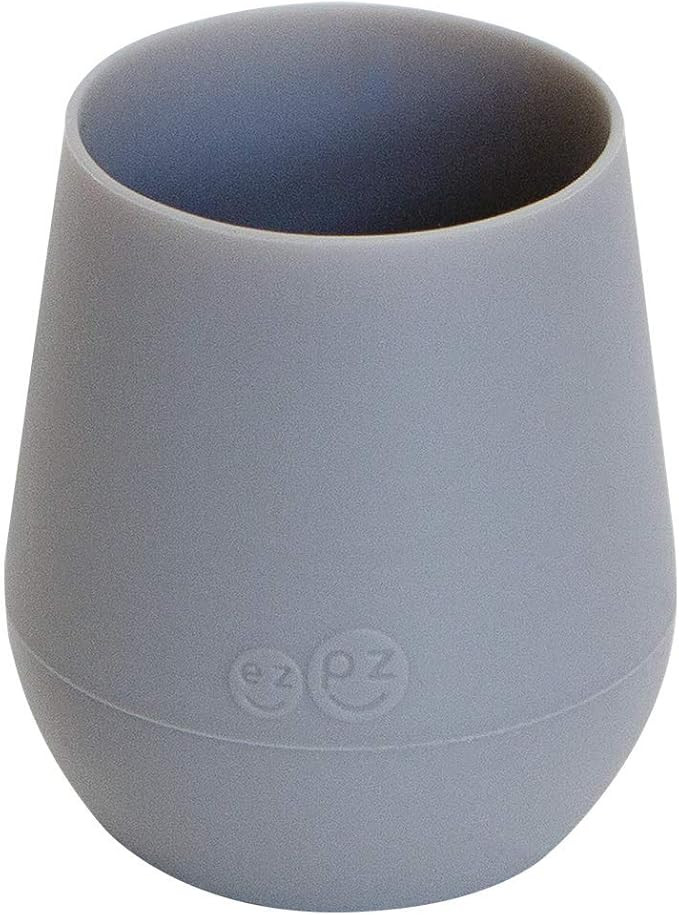 ez pz Tiny Cup (Gray) - 100% Silicone Training Cup for Infants - Designed by a Pediatric Feeding ... | Amazon (US)