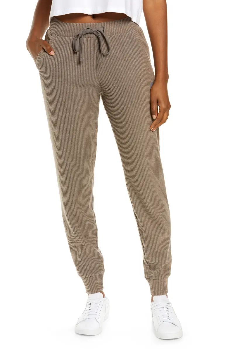 Muse Ribbed High Waist Sweatpants | Nordstrom Canada