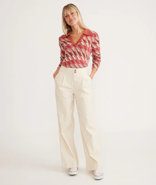 Flora High Waisted Trouser | Marine Layer