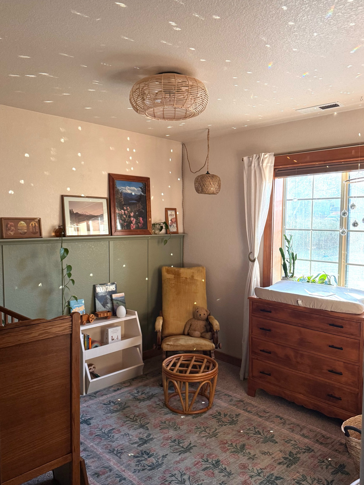 Vintage inspired nursery decor 🪩✨

#LTKHome #LTKBump #LTKBaby