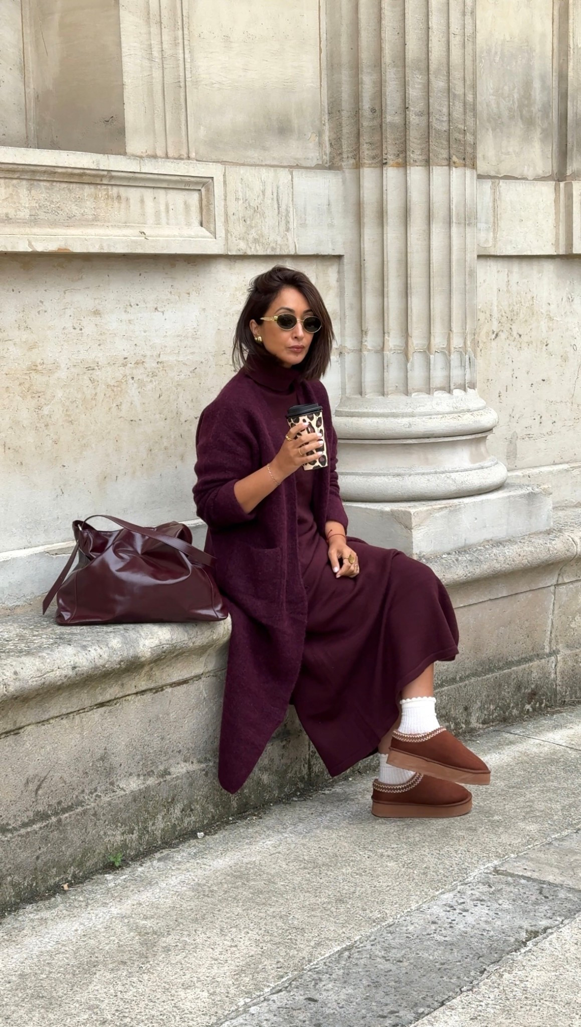 La robe en maille dans cette couleur 🫶🍇

#LTKautumn #LTKeurope #LTKfrance