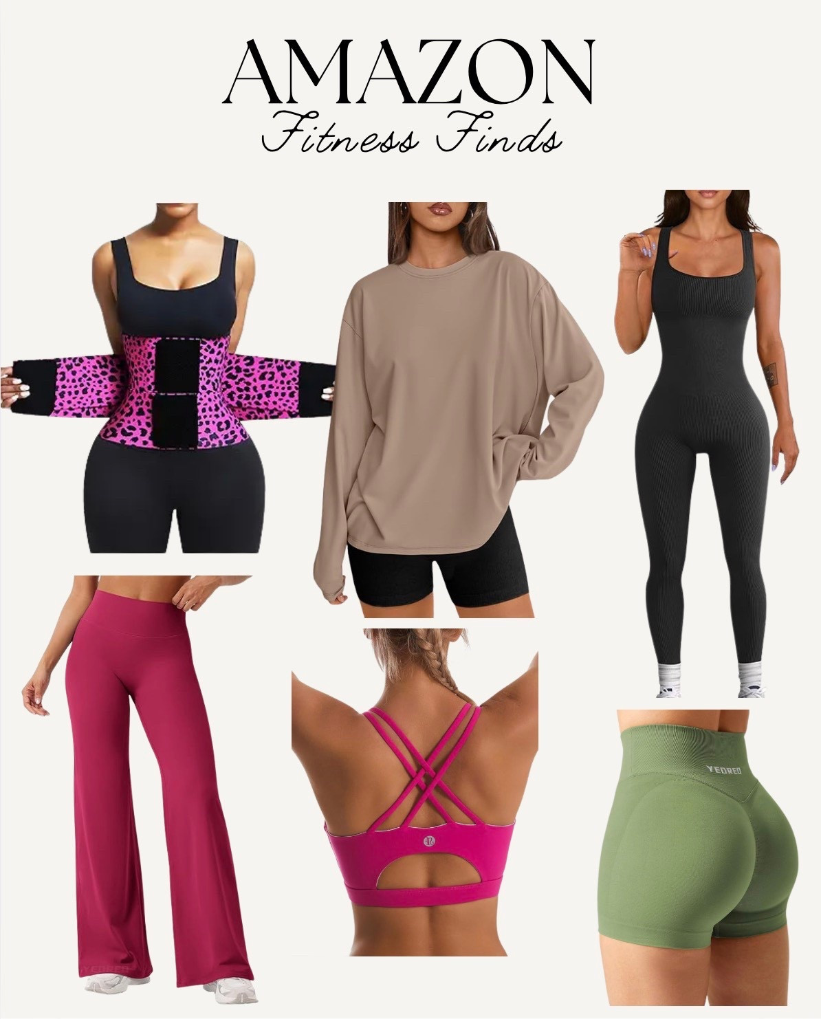 Amazon Fitness Finds

#LTKActive #LTKfitnessgoals #LTKootd