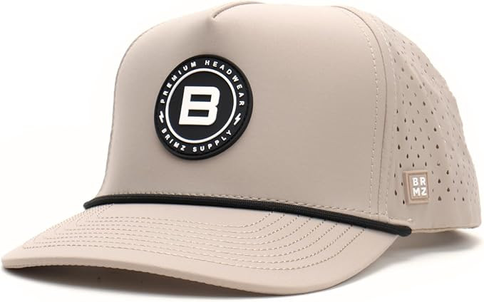 BRIMZ Outdoor Performance Hat - Water & Sweat Resistant Hats - Breathable & Moisture-Wicking Snap... | Amazon (US)