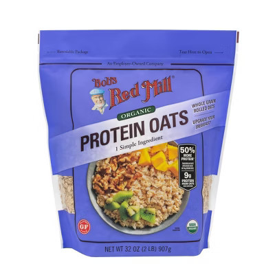 Bob's Red Mill Organic Gluten Free Protein Oats - 32oz | Target