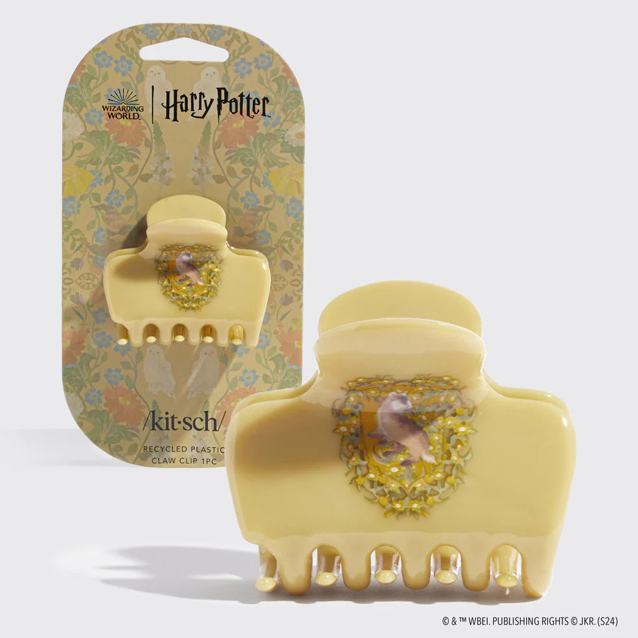 Kitsch x Harry Potter Cloud Claw Clip in Hufflepuff | Kitsch