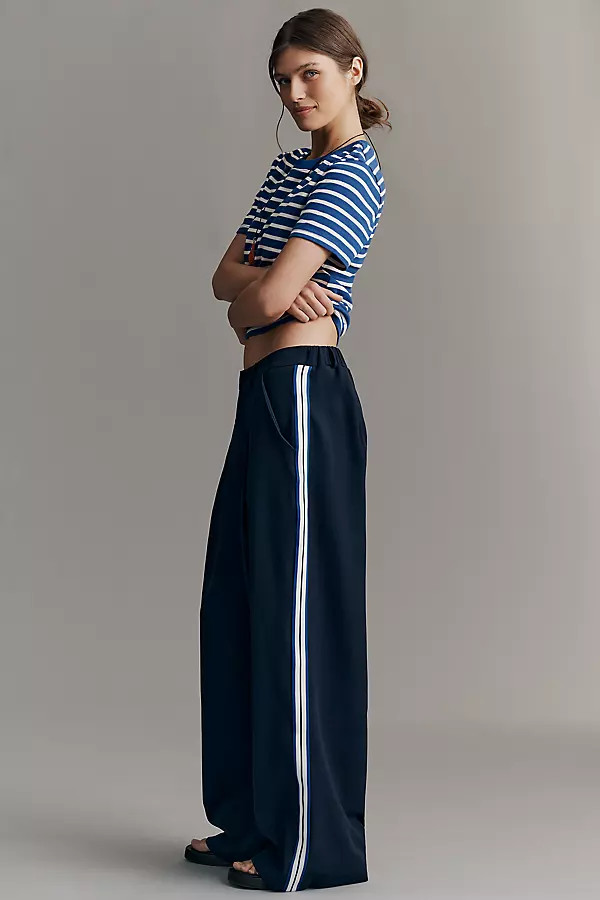 Avery Knit Track Pants by Maeve | Anthropologie (US)