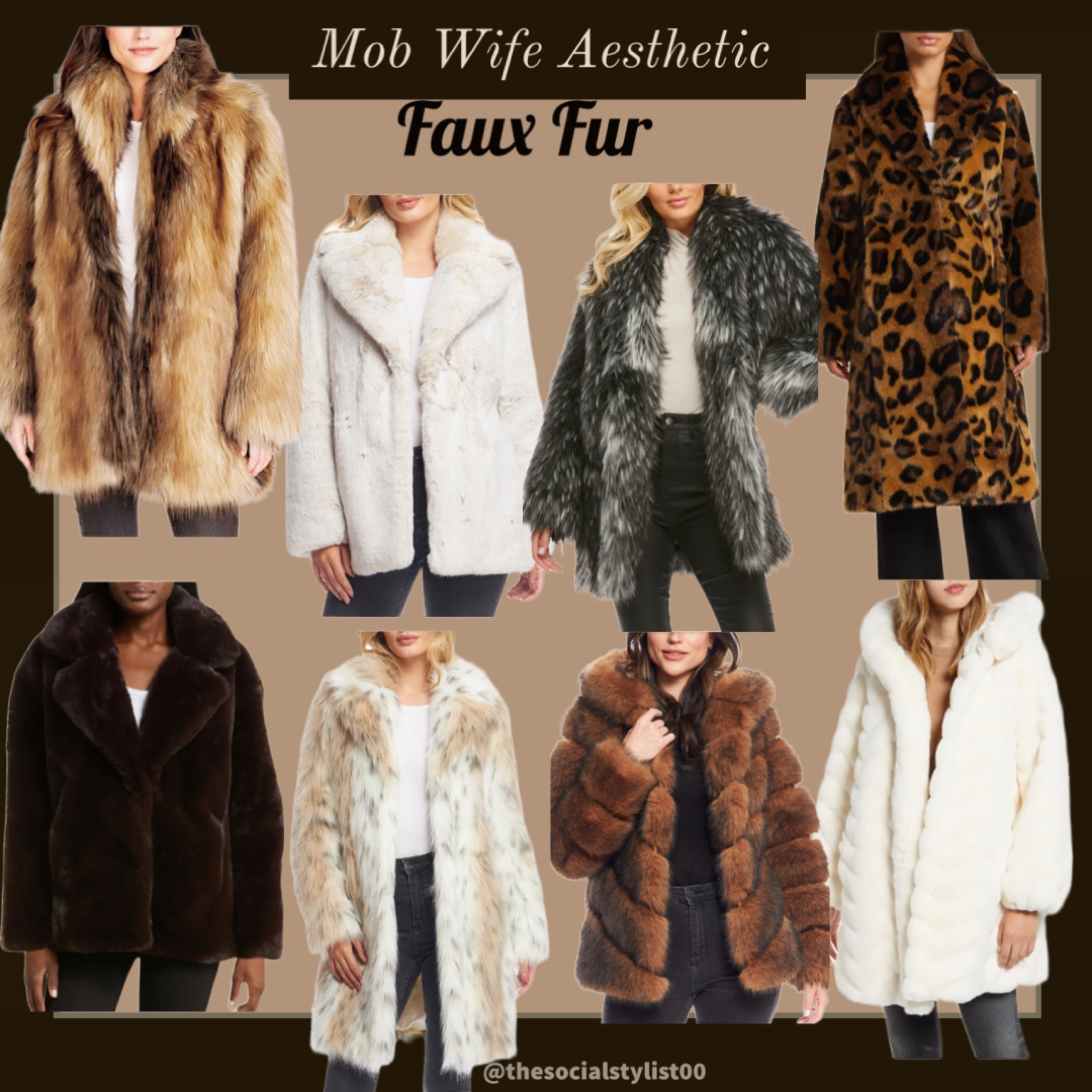 Mob Wife Aesthetic, Faux Fur

Fur, faux fur, coat, jacket, mob wife, oversized fur coat, shearling, mob wife style, winter style, winter fashion, winter outfit, aspen, ski, snow, cold weather 

#LTKstyletip #LTKMostLoved