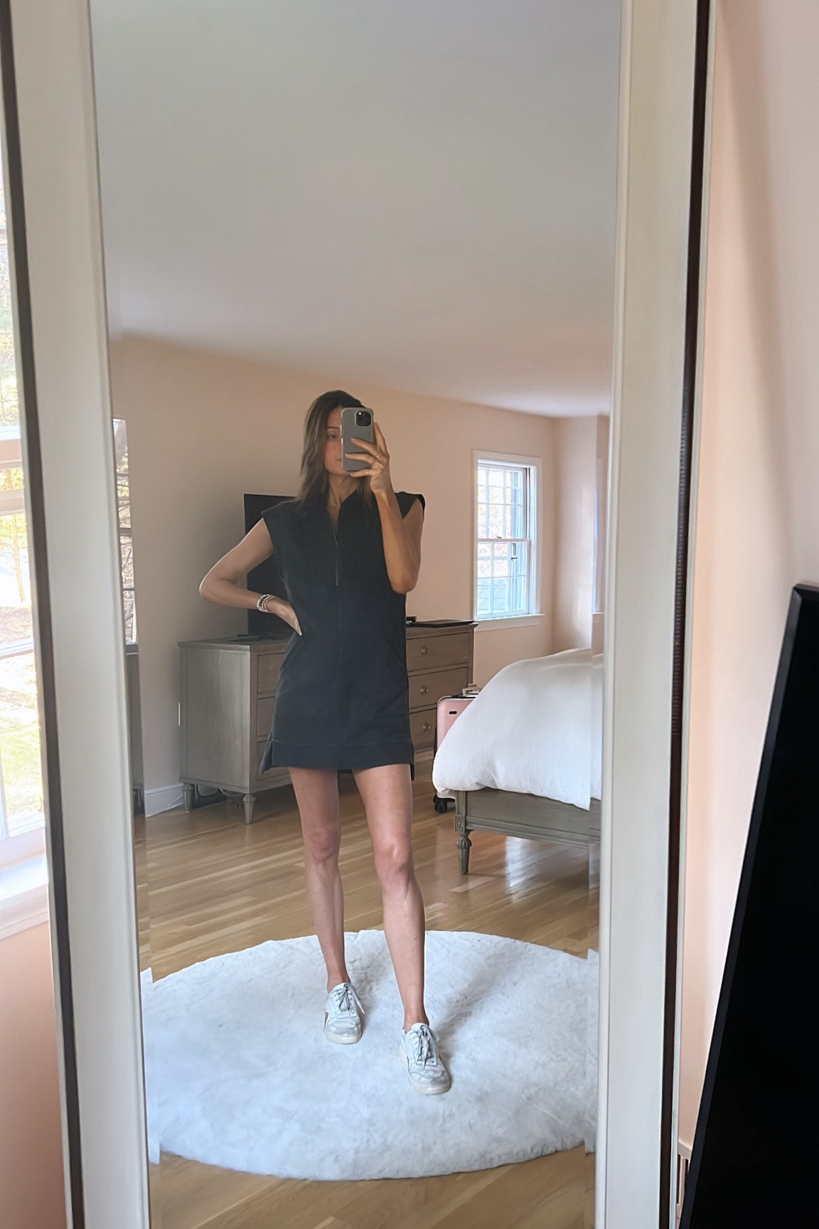 cozy morning coffee run 🏃‍♀️ #LTKmaternity #LTKbump #LTKsummeroutfit