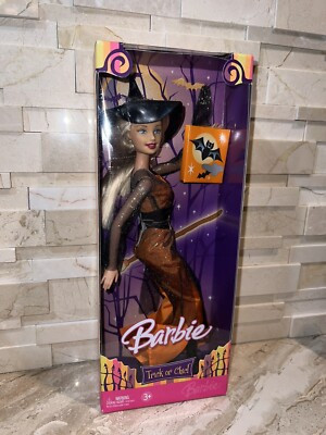Barbie Trick or Chic Halloween Doll 2006 Mattel J0548 New in Box | eBay US
