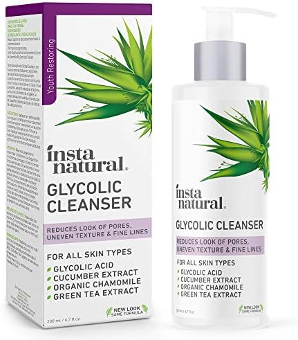 Glycolic Facial Cleanser - Wrinkle, Fine Line, Age Spot, Acne & Hyperpigmentation Exfoliating Fac... | Amazon (US)