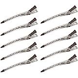 24 Packs Duck Bill Clips, Bantoye 3.5 Inches Rustproof Metal Alligator Curl Clips with Holes for ... | Amazon (US)