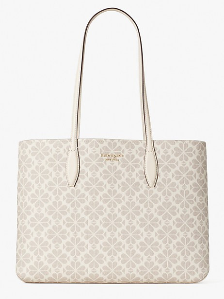 spade flower coated canvas all day large tote | Kate Spade (US)