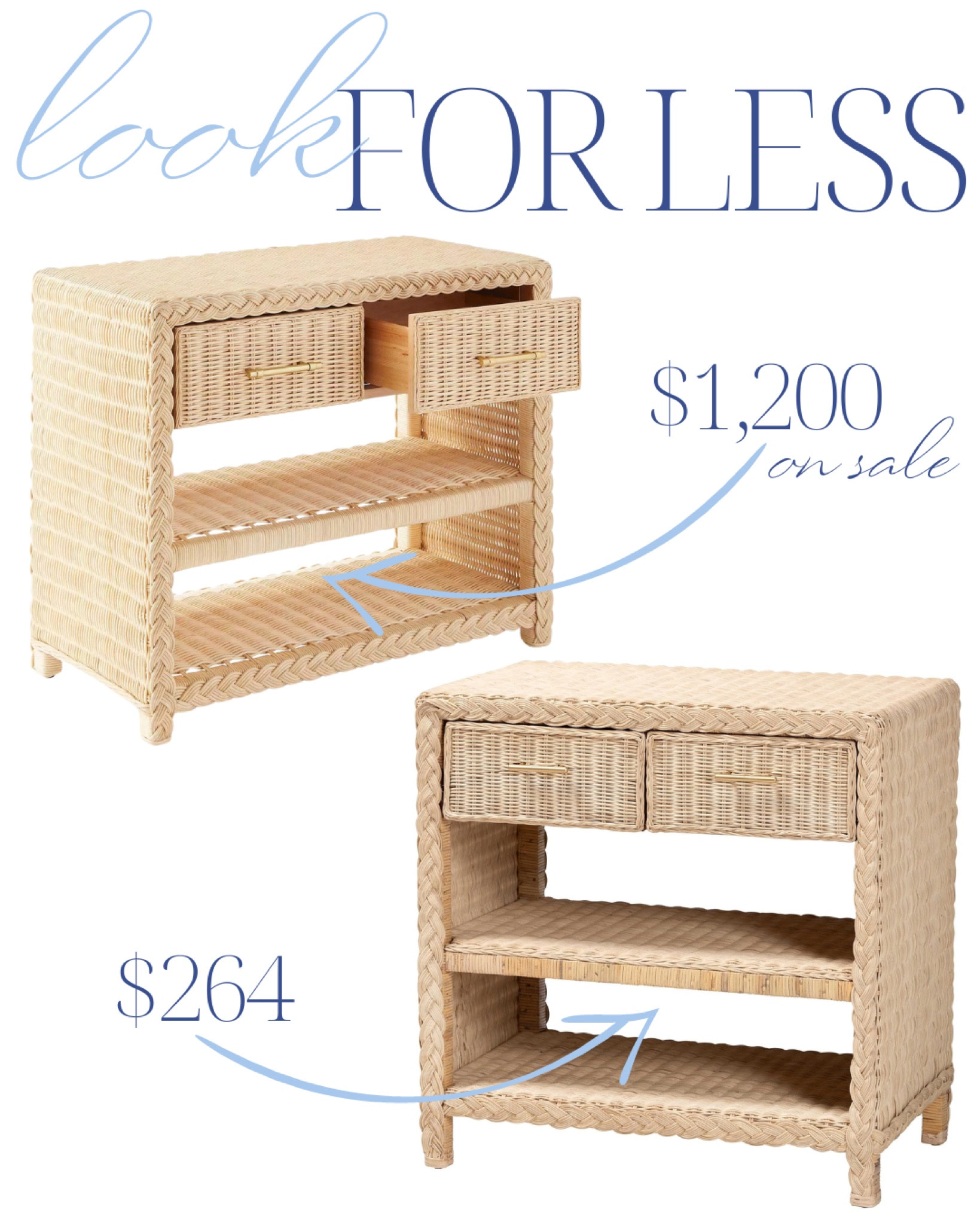 Woven accent table - designer look for way less!

#LTKHome #LTKSaleAlert