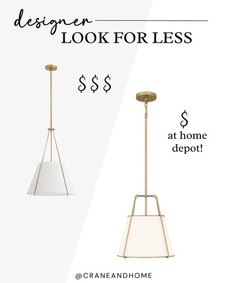 Our most popular dupe - Studio Mcgee vs Home Depot! The perfect pendant lights for a kitchen island!

Gold pendant, luxe for less, traditional, modern, California casual, coastal, budget friendly



#LTKhome #LTKstyletip