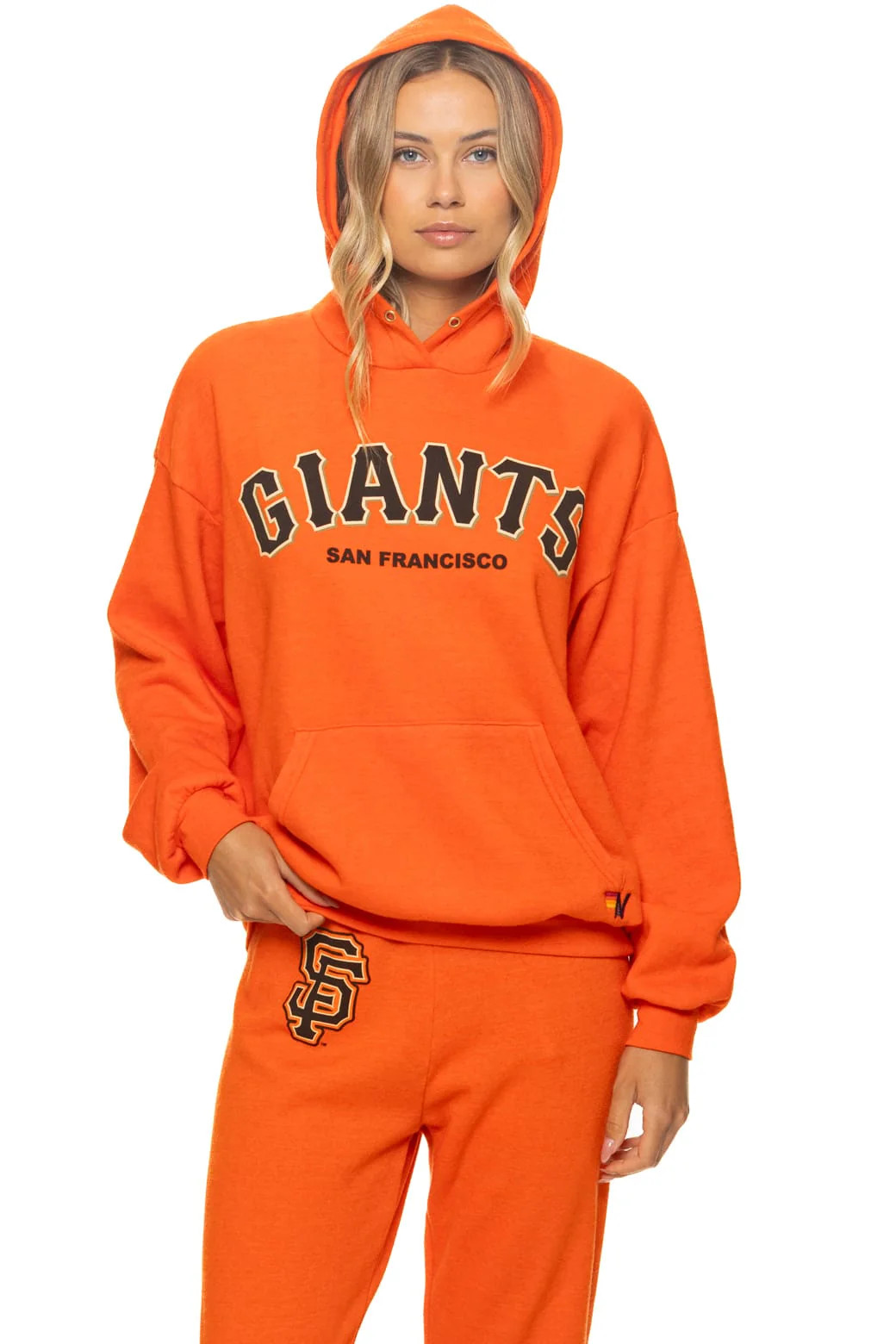 SAN FRANCISCO GIANTS 2026 RELAXED PULLOVER HOODIE - ORANGE | Aviator Nation