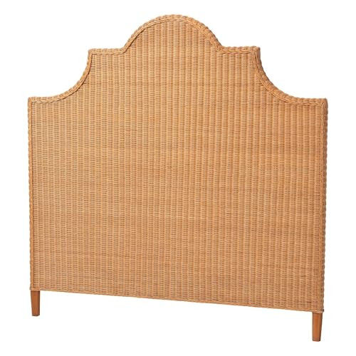 bali & pari Melanie Natural Rattan Standalone Headboard, Queen, Light Honey | Amazon (US)
