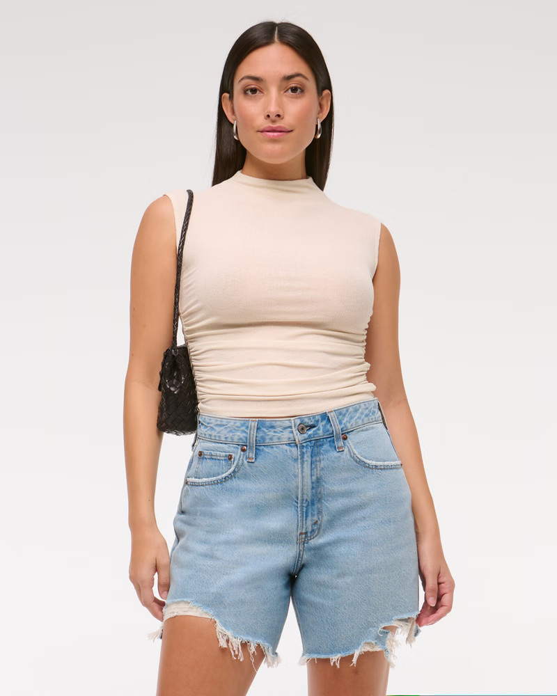 High Rise Loose Short | Abercrombie & Fitch (US)