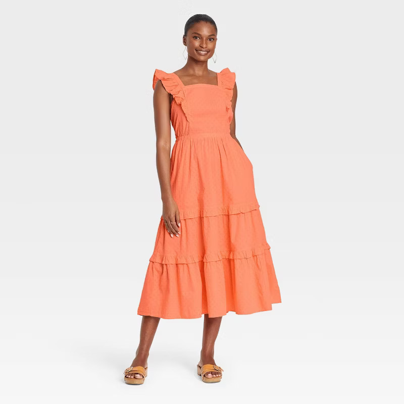 Women's Flutter Sleeveless Dress - Universal Thread™ | Target