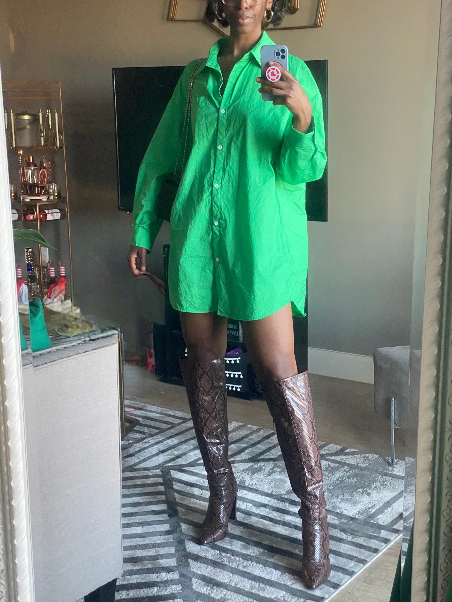 peach dresses short Short Fitted Long Sleeve Cocktail Dress