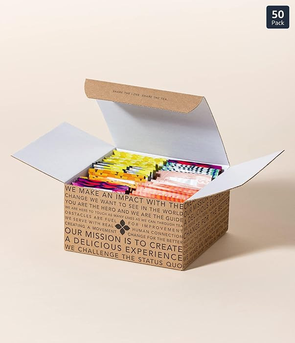 Art of Tea | Caffeine Free Assorted Tea bags Sampler | Naturally Decaf Tea Herbal Tea 50 Count Ec... | Amazon (US)