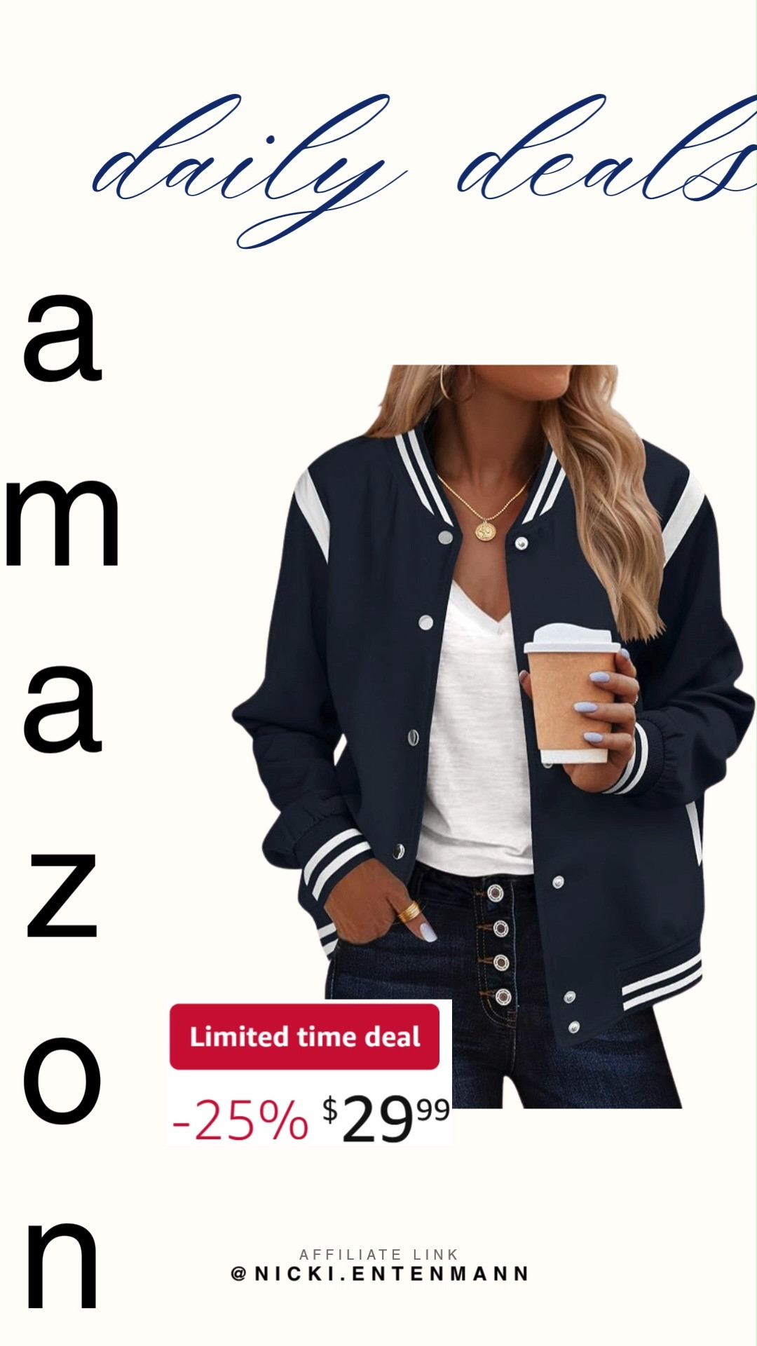 Zeagoo Bomber Jacket Women Varsity Casual crafted for everyday brilliance blends comfort, style, and confidence seamlessly. Button down outfits with pockets make modern fashion effortlessly chic. #zeagoo #bomberjacket #varsitystyle #amazonfinds #fashionmusthaves #dailyessentials #shoppingdeal #modernliving #outfitinspiration #streetstyle 🧥✨👟 

 #LTKdayinmylife #LTKootd #LTKSaleAlert