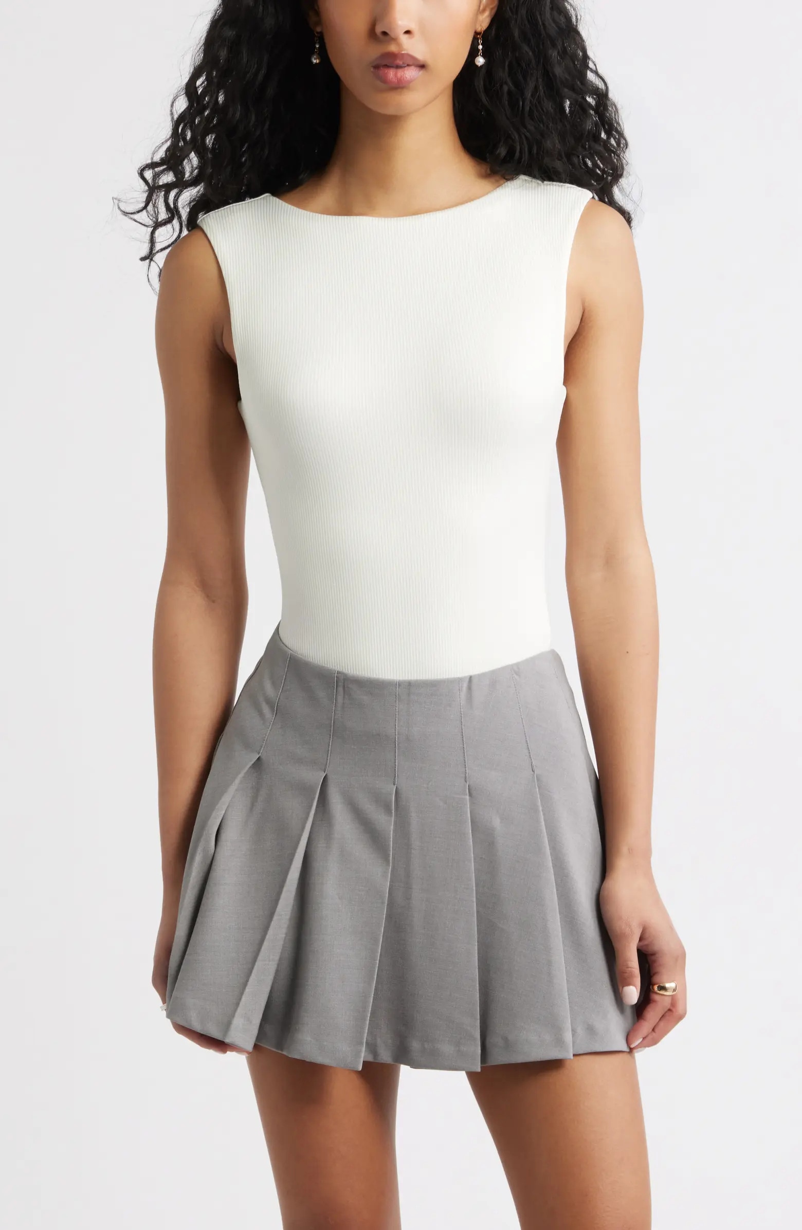 BP. Open Back Butter Rib Bodysuit | Nordstrom | Nordstrom